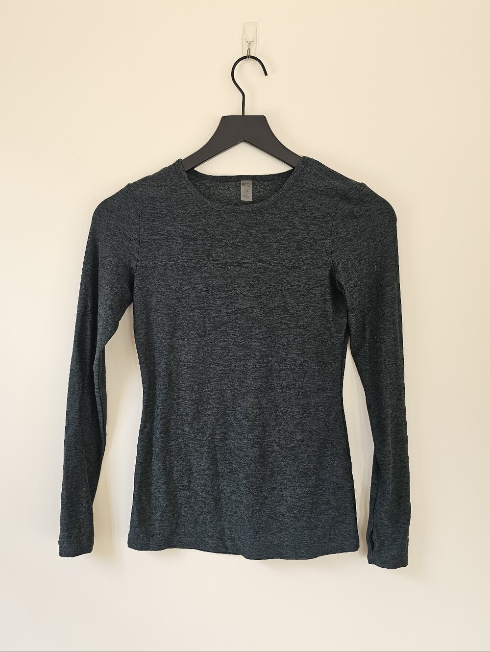 Beyond Yoga Heathered Green Crew Neck Top